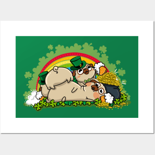 St. PUGtrick's DAy! Posters and Art